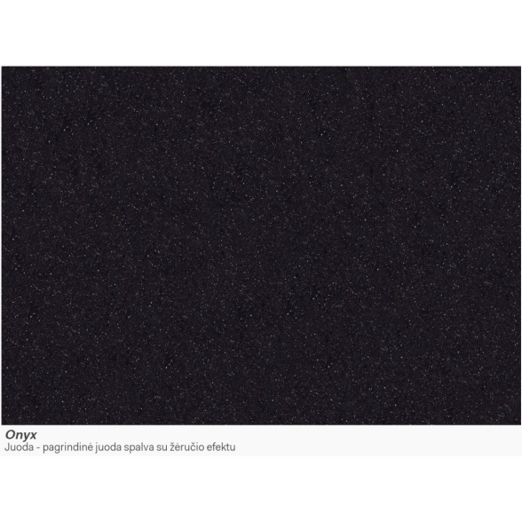 Akmens masės (granitinė) plautuvė FRANKE Maris MRG 611-62, 62x50 cm, onikso (juoda) 1