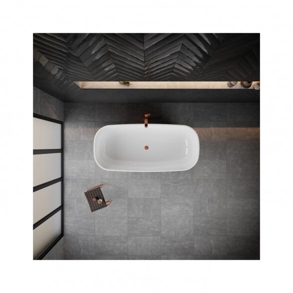 Akmens masės vonia VAYER Serpens 2 1650 x 750 2