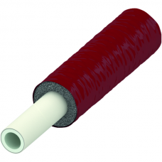 Daugiasluoksnis vamzdis su 6 mm apšiltinimu (raudona) TECEflex PE-Xc/AL/PE-RT 20 x 2,8 mm (75 m)