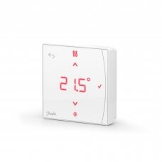 Bevielis virštinkinis patalpos temperatūros/drėgmės termostatas su ekranu ir IR jutikliu DANFOSS Icon2™