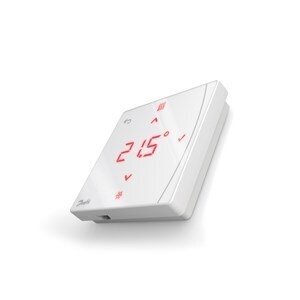 Bevielis virštinkinis patalpos temperatūros/drėgmės termostatas su ekranu DANFOSS Icon2™ 1