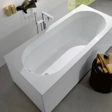 Stačiakampė vonia VILLEROY & BOSH Oberon iš Quaryl medžiagos 750 x 1600 mm