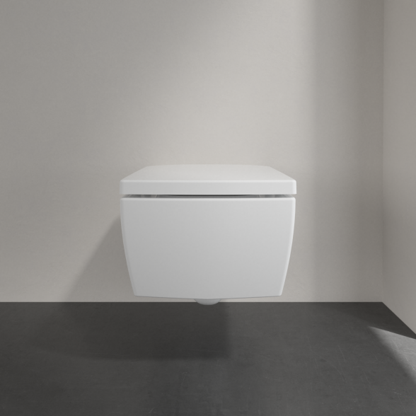 Pakabinamas WC puodas VILLEROY & BOCH Memento 2.0 DirectFlush su storu lėtaeigiu dangčiu, su Ceramic Plus danga 5