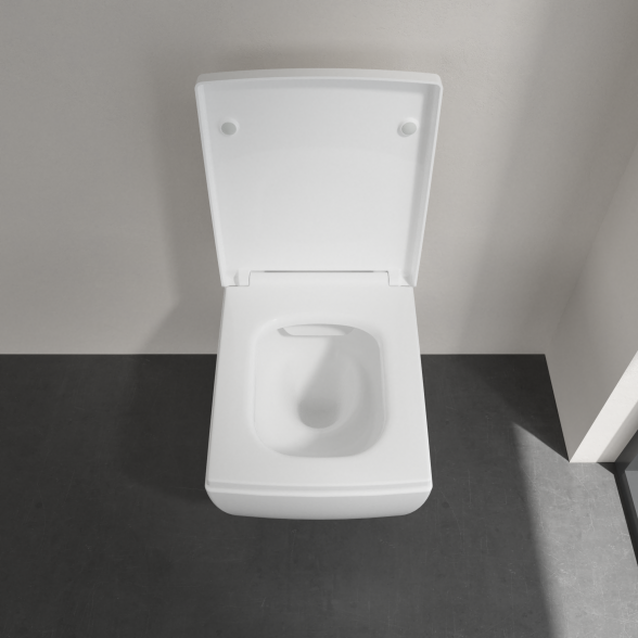 Pakabinamas WC puodas VILLEROY & BOCH Memento 2.0 DirectFlush su storu lėtaeigiu dangčiu, su Ceramic Plus danga 7