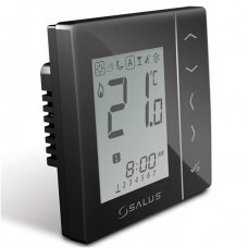 Potinkinis programuojamas patalpos termostatas SALUS juodas, VS30B