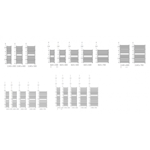 Rankšluosčių džiovintuvas TERMA MARLIN 430 x 1185, balta (Iš ekspozicijos) 8