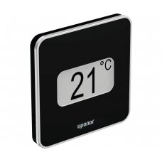 Stilingas programuojamas termostatas UPONOR Smatrix Wave Plus T-169, juodas
