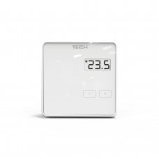 Laidinis kamabario termostatas TECH R-10b skirtas  EU-L-10 valdikliui, baltas